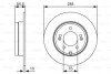 Диск тормозной (задний) Hyundai Elantra/Sonata 11- (284x10) 0 986 479 T49