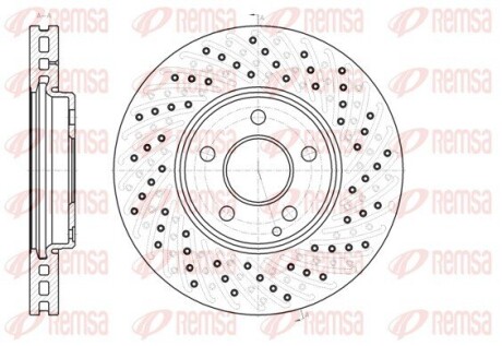 694310 Диск гальмівний REMSA підбір по vin на Brocar