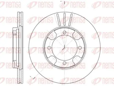 638910 Диск гальмівний REMSA підбір по vin на Brocar