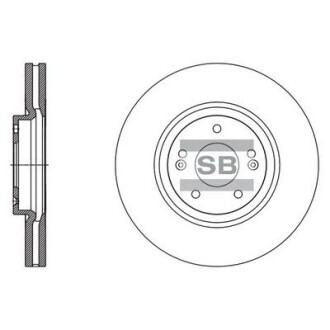 SD1132 Диск тормозной Hi-Q (SANGSIN) підбір по vin на Brocar