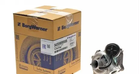 54359880005 Турбіна Fiat Doblo 1.3JTD BorgWarner підбір по vin на Brocar