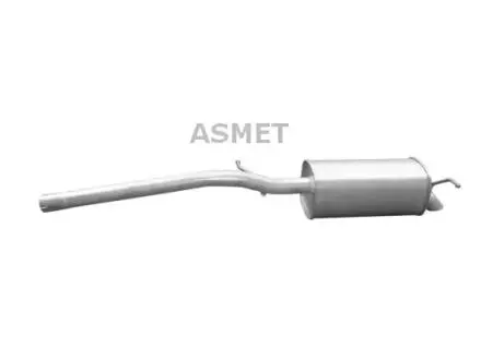 03109 Глушник вихлопних газів кінцевий ASMET підбір по vin на Brocar