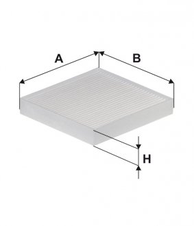 WP2192 Фільтр салону WIX FILTERS підбір по vin на Brocar