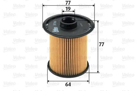 587916 Паливний фільтр VALEO підбір по vin на Brocar