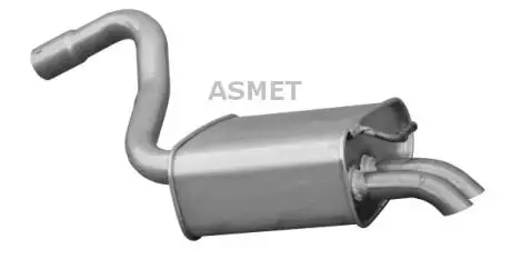07204 Глушник вихлопних газів кінцевий ASMET підбір по vin на Brocar