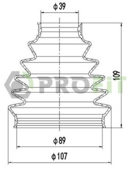 27100048XLB Пильник ШРУС PROFIT підбір по vin на Brocar