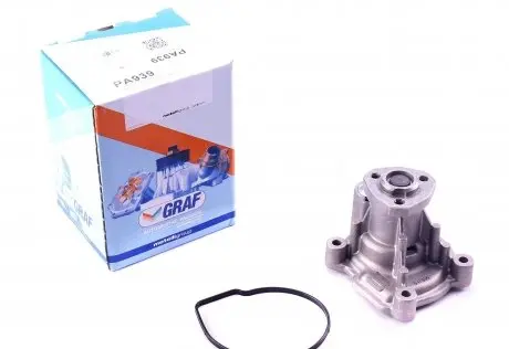 PA939 Помпа води VW Golf V 1.4FSI 03-06/Polo V 1.4/1.4 16V/1.4FSI 02-12 (B/B) (7 лоп.) GRAF підбір по vin на Brocar