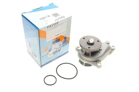 PA1177 Помпа води Hyundai i20 1.1-1.4CRDi/i30 1.6CRDi/Tucson/ix35/i40/Kia Sportage/Ceed 1.7CRDi 10-(R/B)7л) GRAF підбір по vin на Brocar