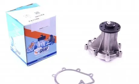 PA1150 Помпа води Ssangyong Actyon/Kyron 2.0Xdi 06-/Rexton/Rodius/Stavic 2.7Xdi 04- (R/B) (10 лоп) GRAF підбір по vin на Brocar