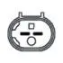 ABEU064 Датчик ABS перед. Citroen C1 Peugeot 107 Toyota Aygo 1.0/1.4D 06.05- MOBILETRON підбір по vin на Brocar