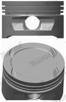 8730780710 Tłok NURAL подбор по vin на Brocar