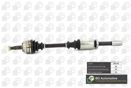DS7303RA Полуось BGA підбір по vin на Brocar