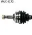 VKJC4173 Піввісь ліва Jumpy 1.9TD -03 (ABS+) SKF підбір по vin на Brocar