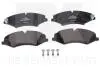 224032 Тормозные колодки дисковые перед. Land Rover /Range Rover III/ Range Rover Sport 4.4Td-5.0V8 04.09- NK підбір по vin на Brocar