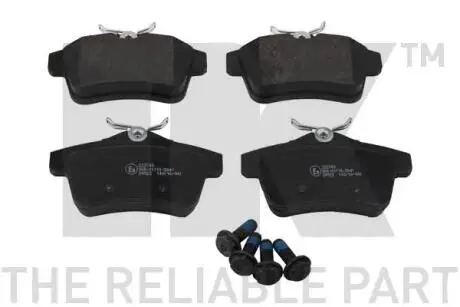 223749 Тормозные колодки диск. Citroen C4/DS4/DS5/Peugeot 308,3008,5008, RCZ 1.4HDi-2.0HDi 09- NK подбор по vin на Brocar