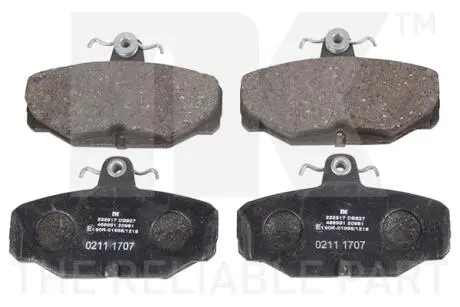 222517 Тормозные колодки задние (13.7mm) Ford Sierra,Scorpio (без дат.) (Lucas) NK підбір по vin на Brocar