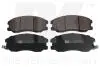 223638 Тормозные колодки дисковые перед. Chervrolett Captiva 2,0 4WD 06- Opel Antara 2,0 06- NK підбір по vin на Brocar