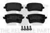Тормозные колодки дисковые зад. Audi A4 (B8) Avant S4 08 - (к вентилируемым) 224796