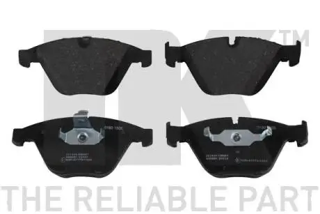 221533 Гальмівні колодки передні (20.3mm) BMW 5/7 E60/E65 2001- NK підбір по vin на Brocar