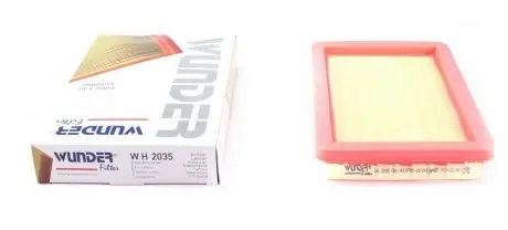 WH2035 Фільтр повітряний Mazda 323 1.3-1.8 94-04 WUNDER FILTER підбір по vin на Brocar