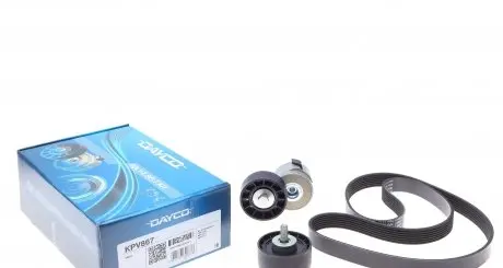KPV867 Комплект ременя генератора Iveco Daily VI 2.3D 14- DAYCO підбір по vin на Brocar