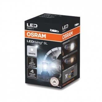 5201DWP Автолампа Osram 5201DWP LEDriving PS19W PG20/1 1,8 W OSRAM підбір по vin на Brocar