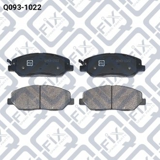 Q0931022 КОЛОДКИ ТОРМОЗОВ ПЕРЕДН HYUNDAI SANTA FE II 05.08- Q-FIX підбір по vin на Brocar