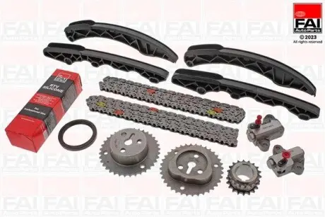 TCK303VVTWO Комплект ГРМ (цепь + элементы)) SUBARU TOYOTA FAI AUTOPARTS підбір по vin на Brocar