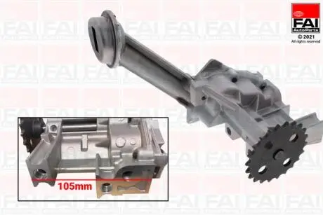 OP350 Помпа масла Captur,Clio II,III,IV,Duster,Fluence,Grand Scenic II,III,Kadjar,Kangoo,Laguna III,Megane II,III,DB,Nissan FAI AUTOPARTS підбір по vin на Brocar