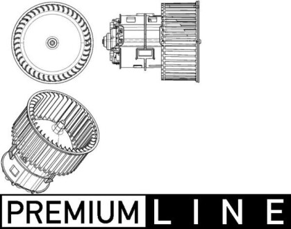 AB182000P SILNIK DMUCHAWY AUDI-B8 (PA) LHD MAHLE / KNECHT підбір по vin на Brocar