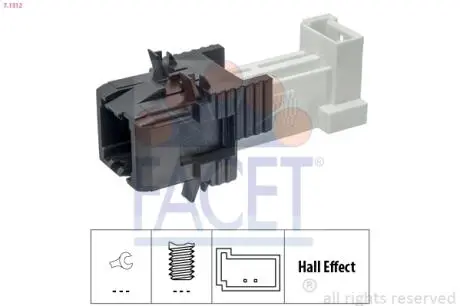 71312 Датчик сцепления / тормоза FACET подбор по vin на Brocar