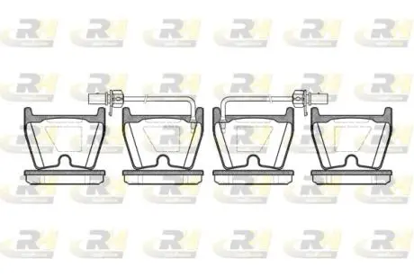 289602 Тормозные колодки, к-кт. ROADHOUSE підбір по vin на Brocar