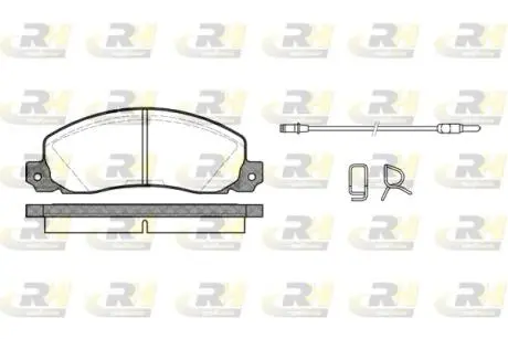 220202 Тормозные колодки, к-кт. ROADHOUSE підбір по vin на Brocar
