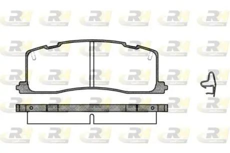 236700 Тормозные колодки, к-кт. ROADHOUSE подбор по vin на Brocar