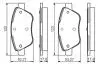 0986495102 Гальмівні колодки дискові BOSCH підбір по vin на Brocar