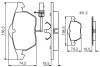 0986495232 Колодки тормозные (передние) Audi A4/A6/Skoda Superb/VW Passat 1.9TDI/2.5TDI 95- BOSCH підбір по vin на Brocar