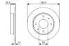 0986479S84 Гальмівний диск BOSCH BOSCH підбір по vin на Brocar