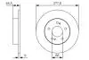 0986479T86 Гальмівний диск BOSCH підбір по vin на Brocar