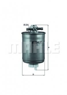 KL410 Топливный фильтр MAHLE / KNECHT підбір по vin на Brocar