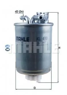 KL410 Паливний фільтр MAHLE / KNECHT підбір по vin на Brocar