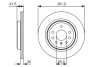 0986479S27 Гальмівний диск BOSCH підбір по vin на Brocar