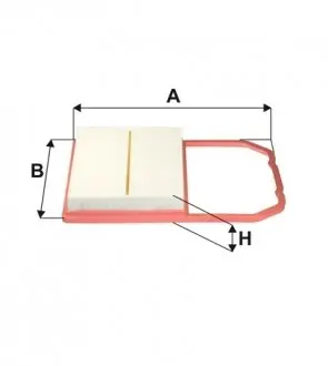 WA9860 Фільтр повітряний WIX FILTERS підбір по vin на Brocar
