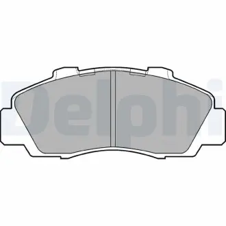 LP872 Гальмівні колодки, дискове гальмо (набір) DELPHI підбір по vin на Brocar