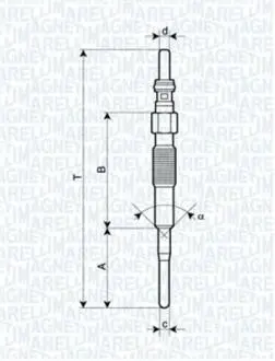 062900079304 Свічка накалювання MAGNETI MARELLI підбір по vin на Brocar