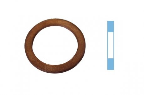 005666H Уплотнительное кольцо, резьбовая пр CORTECO підбір по vin на Brocar