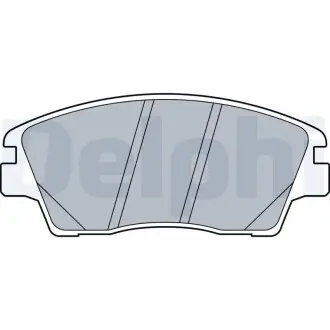 LP3519 Гальмівні колодки, дискові DELPHI підбір по vin на Brocar