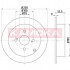 103148 Тормозной диск KAMOKA підбір по vin на Brocar