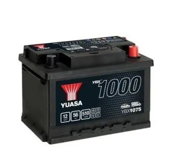 YBX1075 AKUMULATOR 56AH/510A P+ YUASA PROFESSIONAL YUASA підбір по vin на Brocar