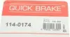 1140174 Ремкомплект суппорта (заднего) Lexus RX 04-08 (d=42mm) QUICK BRAKE підбір по vin на Brocar