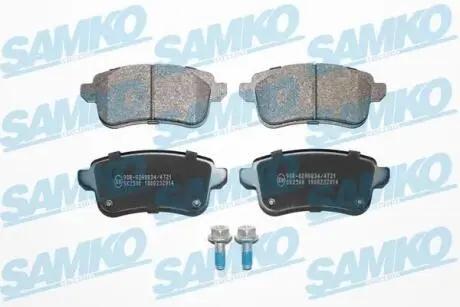 5SP2014 Klocki ham. ESPACE MEGANE IV tył SCENIC SAMKO подбор по vin на Brocar